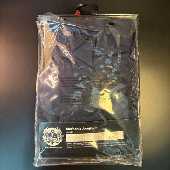 Spirit Halloween Mechanic Jumpsuit Costume‎ Adult XS/SM - Picture 3 of 4